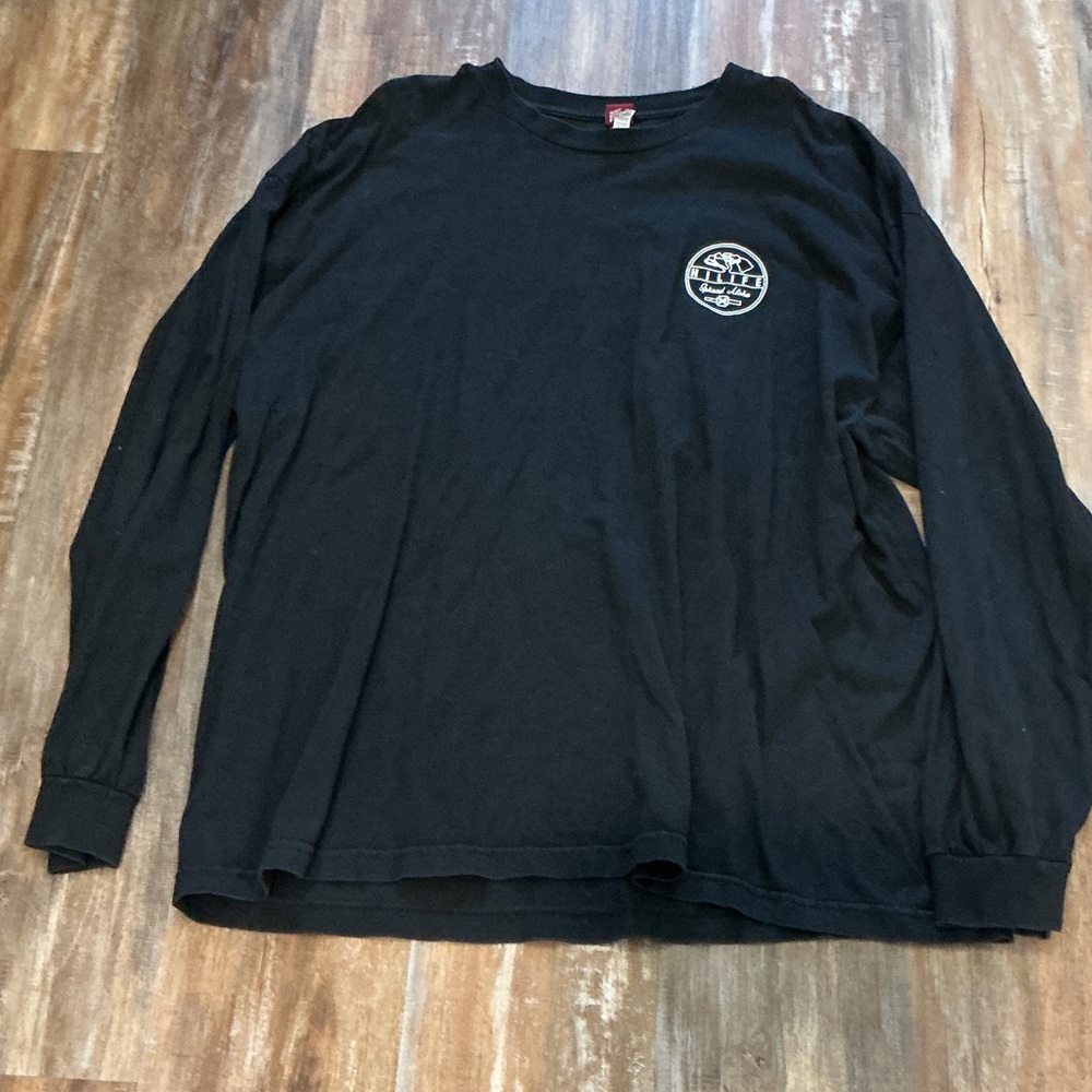 Men's Black Long Sleeve Tee